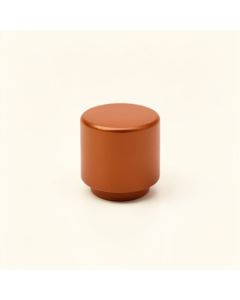 Ash Crossing Cabinet Knob Without Packaging - Terracotta (synthetic illustration; no displayed measurements)