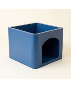 Dawn Canyon Empty Furniture-Style Litter Enclosure - Blue (synthetic illustration; no displayed measurements)