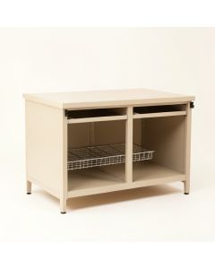 Reed Arc Empty Countertop Canister Rack - Beige (synthetic illustration; no displayed measurements)