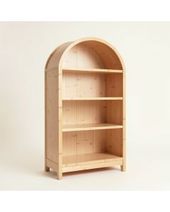 Stone Dale Freestanding Bookcase - Beige (synthetic illustration; no displayed measurements)