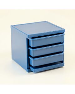Lake Dell Small-Parts Storage Drawer Cabinet - Blue (synthetic illustration; no displayed measurements)
