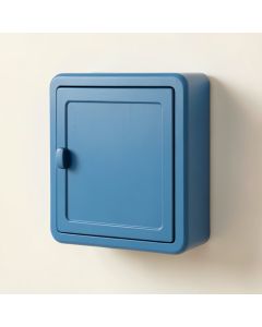 Laurel Crossing Wall-Mounted Laundry Cabinet - Blue (synthetic illustration; no displayed measurements)