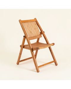 Birch Bend Folding Outdoor Chair - Terracotta (synthetic illustration; no displayed measurements)