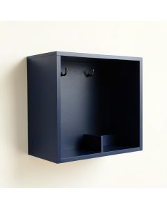 Sage Edge Wall-Mounted Entryway Organizer Shelf - Navy (synthetic illustration; no displayed measurements)