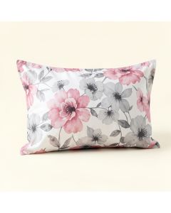 Watercolor Body Support Floral 100 % Cotton Pillowcase (synthetic illustration; no displayed measurements)
