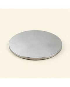 Stainless Steel 0.75 '' X 0.75 '' Metal Penny Round Floor Use Tile (synthetic illustration; no displayed measurements)