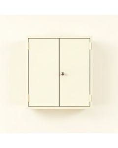 Cedar Dale Wall-Mounted Laundry Cabinet - Ivory (synthetic illustration; no displayed measurements)