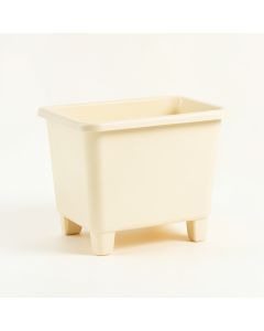 Harbor Bluff Empty Raised Planter - Cream (synthetic illustration; no displayed measurements)