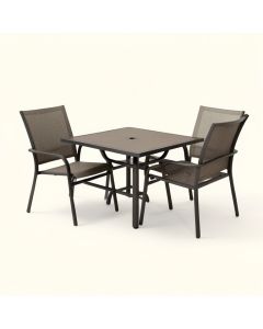 Lucco Outdoor Patio 3 Piece Bistro Set (synthetic illustration; no displayed measurements)