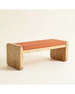 Sage Crest Indoor Bench - Terracotta (synthetic illustration; no displayed measurements)