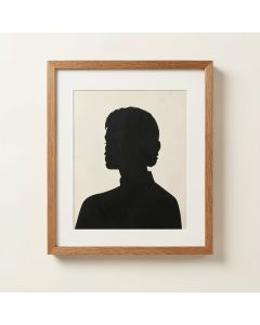 Painter And Model By Pablo Picasso - Floater Frame Print On Canvas (synthetic illustration; no displayed measurements)