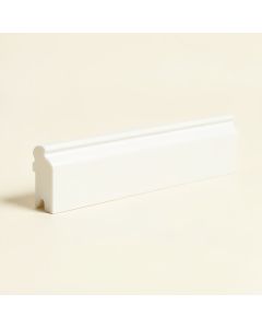 Polystyrene 2 '' H X 78 '' W X 5/8 '' D Chair Rail , Primed White (synthetic illustration; no displayed measurements)