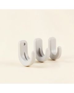 S Shower Curtain Hooks (synthetic illustration; no displayed measurements)