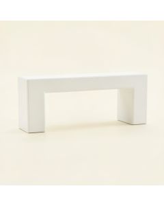 Holly Bluff Cabinet Handle Without Packaging - White (synthetic illustration; no displayed measurements)
