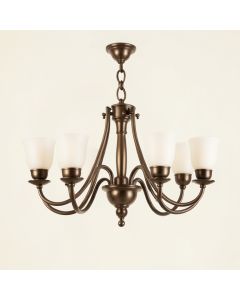 Larenta 8-Light Shaded Chandelier Classic / Traditional Chandelier (synthetic illustration; no displayed measurements)
