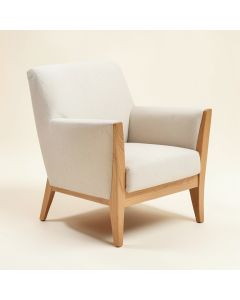 Aportela 24 '' Wide Cotton Wingback Chair (synthetic illustration; no displayed measurements)
