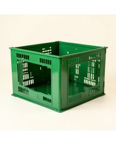 Slate Crossing Empty Furniture-Style Pet Crate - Green (synthetic illustration; no displayed measurements)