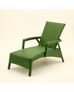 Ridge Crest Outdoor Lounge Chair - Green (synthetic illustration; no displayed measurements)