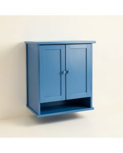 Willow Canyon Wall-Mounted Laundry Cabinet - Blue (synthetic illustration; no displayed measurements)