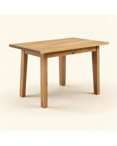 Aoto 35.4 '' Rubberwood Solid Wood Dining Table (synthetic illustration; no displayed measurements)