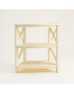 Cliff Brook Empty Seed-Starting Shelving Unit Without Lights - Cream (synthetic illustration; no displayed measurements)