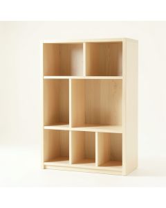 Rowan Branch Freestanding Bookcase - Ivory (synthetic illustration; no displayed measurements)