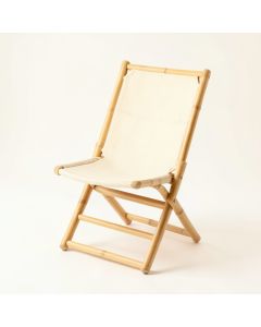 Heath Canyon Folding Outdoor Chair - Ivory (synthetic illustration; no displayed measurements)