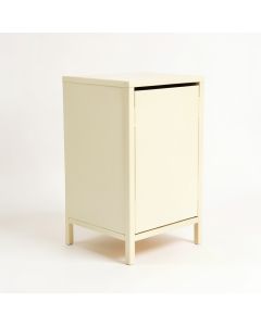 Spruce Bend Freestanding Pull-Out Hamper Cabinet - Cream (synthetic illustration; no displayed measurements)