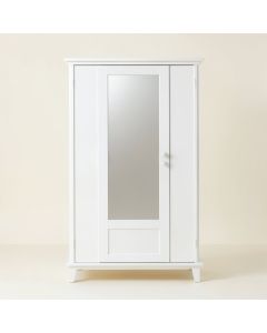 Giustina Lockable Organizer Over The Door Jewelry Armoire With Mirror (synthetic illustration; no displayed measurements)