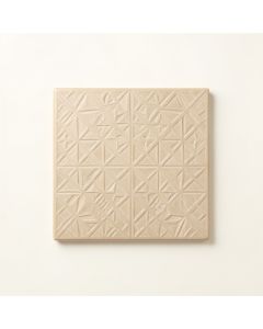 Alder Branch Uninstalled Square Decorative Tile - Beige (synthetic illustration; no displayed measurements)