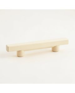 Cedar Branch Cabinet Handle Without Packaging - Cream (synthetic illustration; no displayed measurements)
