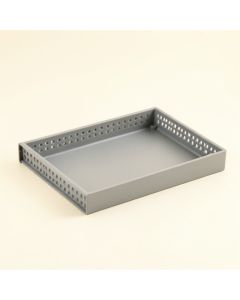 Cliff Branch Empty Under-Desk Cable Tray - Gray (synthetic illustration; no displayed measurements)