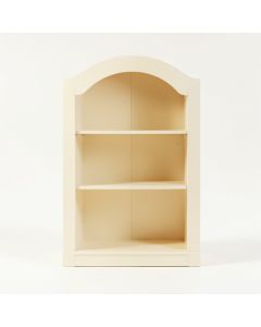 Lake Bend Freestanding Bookcase - Cream (synthetic illustration; no displayed measurements)