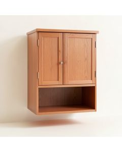 Pine Arc Wall-Mounted Laundry Cabinet - Terracotta (synthetic illustration; no displayed measurements)