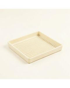 Elm Falls Empty Under-Desk Cable Tray - Ivory (synthetic illustration; no displayed measurements)