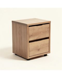 Born End Table With Storage (synthetic illustration; no displayed measurements)