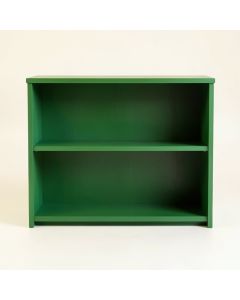 Briar Bluff Low Bookcase - Green (synthetic illustration; no displayed measurements)