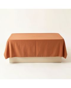 Cliff Branch Flat Bed Sheet - Terracotta (synthetic illustration; no displayed measurements)