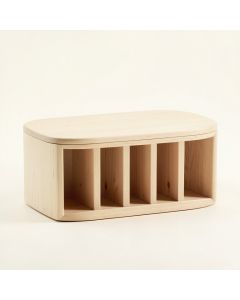 Holly Bluff Shoe Storage Bench - Ivory (synthetic illustration; no displayed measurements)