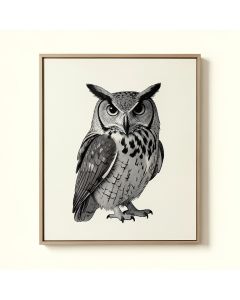 The Owl By Nicklas Gustafsson - Wrapped Canvas Graphic Art Print (synthetic illustration; no displayed measurements)