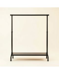 Alder Arc Empty Garment Rack (synthetic illustration; no displayed measurements)