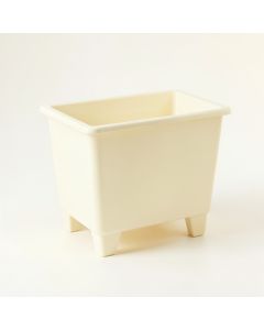 Flint Crest Empty Raised Planter - Cream (synthetic illustration; no displayed measurements)