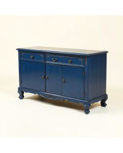 Antique Buffet Sideboard Console Table , Blue (synthetic illustration; no displayed measurements)