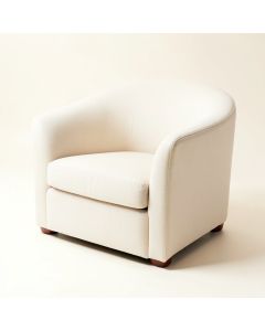 Bebi Upholstered Parsons Chair In Ivory (synthetic illustration; no displayed measurements)
