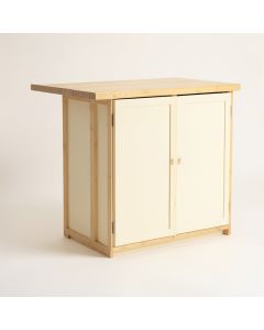 Maple Dell Freestanding Laundry Folding Counter - Cream (synthetic illustration; no displayed measurements)