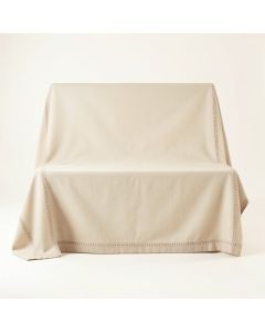 Dawn Falls Flat Bed Sheet - Beige (synthetic illustration; no displayed measurements)