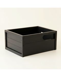 Rowan Crest Empty Furniture-Style Pet Crate - Black (synthetic illustration; no displayed measurements)