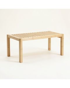 Dune Edge Indoor Bench - Beige (synthetic illustration; no displayed measurements)