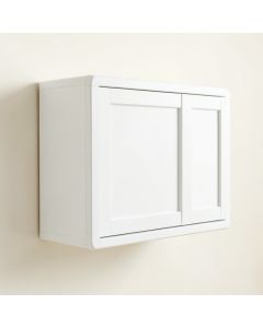 Harbor Dell Wall-Mounted Entry Cabinet - White (synthetic illustration; no displayed measurements)