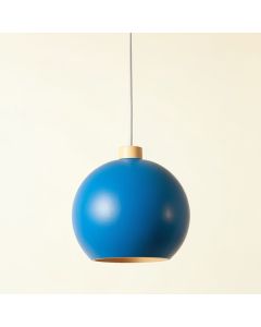 Willow Canyon Pendant Light Suspended From One Plain Cable - Blue (synthetic illustration; no displayed measurements)